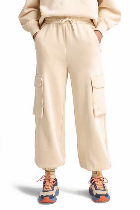 EXETER RIVER BRUSHED BACK CARGO JOGGER PANT ANGORA 1