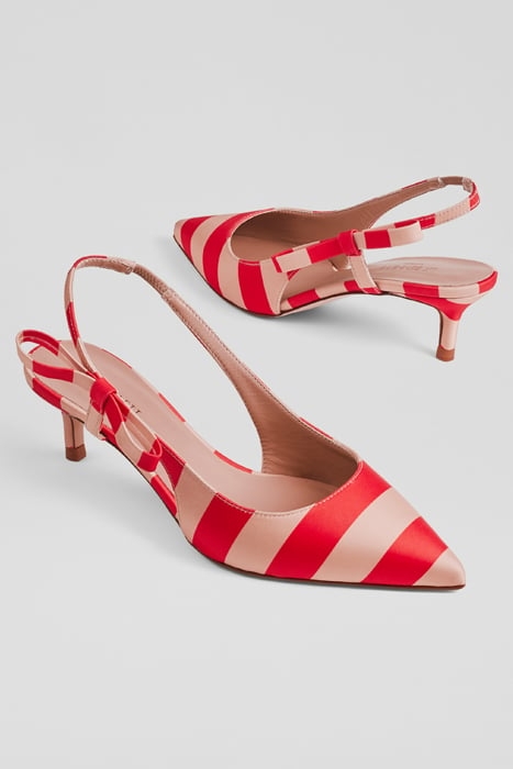 BARETTE SIDE SANDAL RED/PINK 4