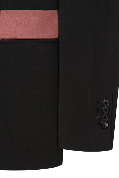 GENTS TAILORED FIT 2BTN JKT BLACK 4