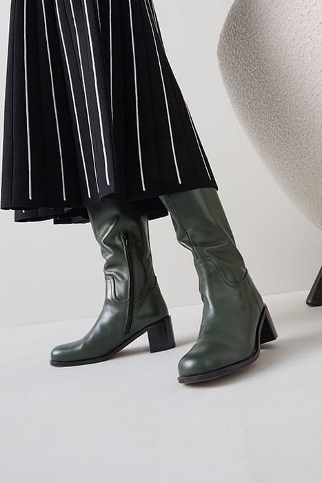 CLAUDE ROUNDED BOOTS KHAKI 3