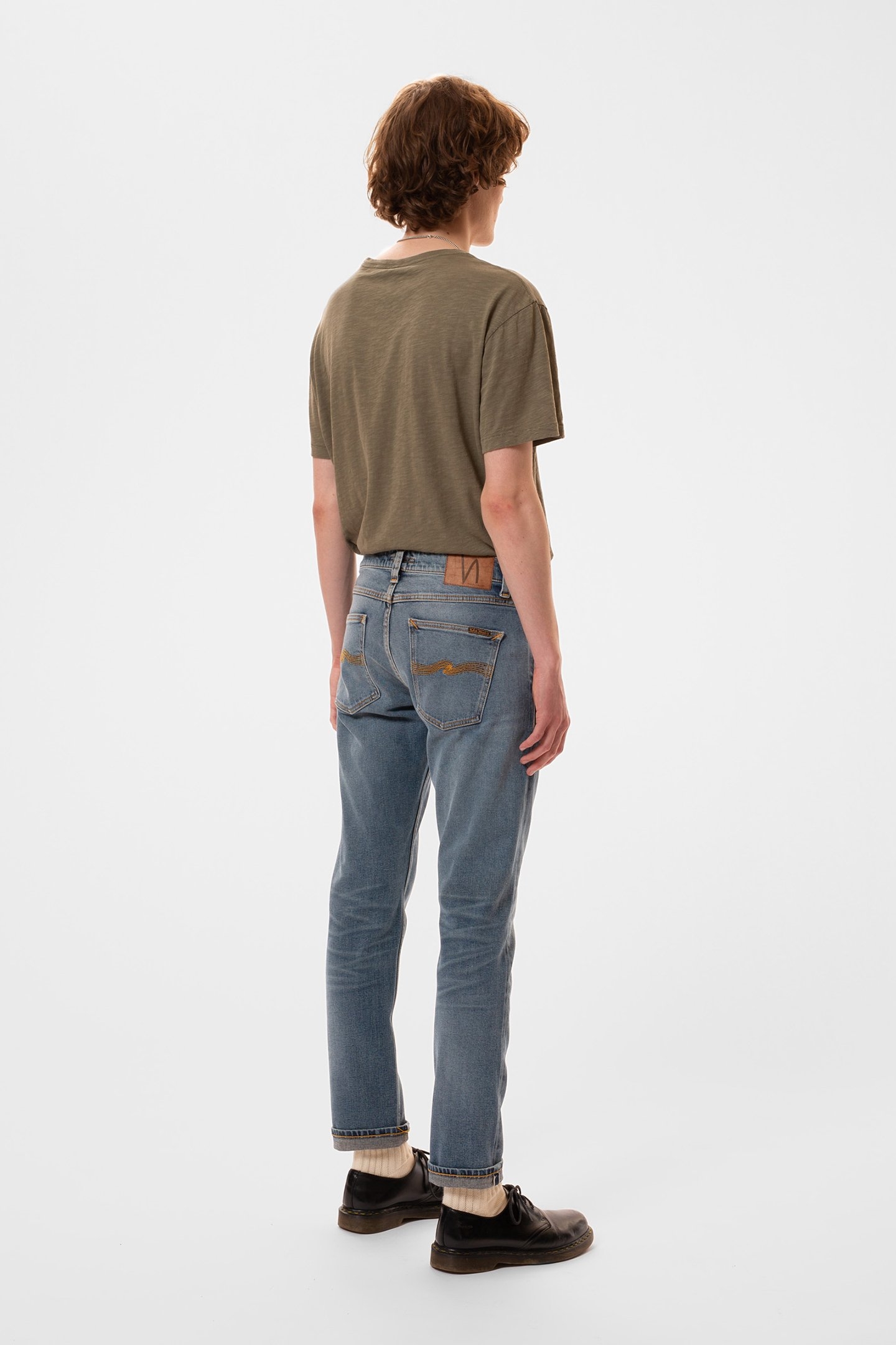 LEAN DEAN HEAVY WORN SELVAGE BLUE 2