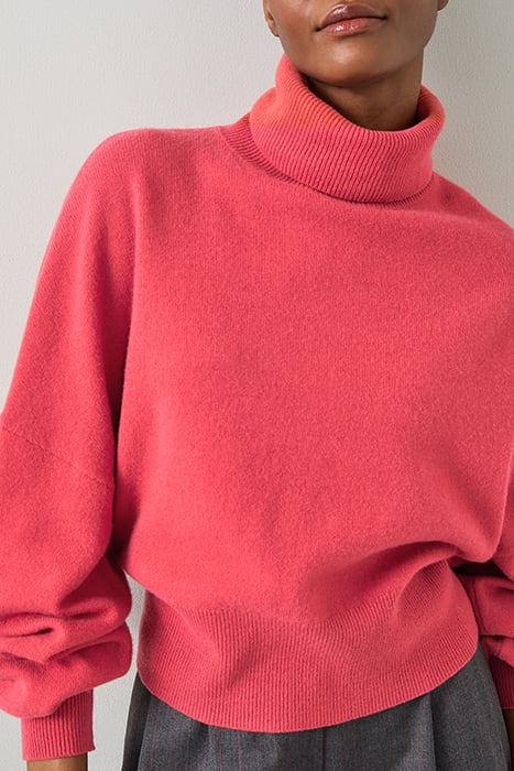 ISLA COCOON KNITTED SWEATER LIPSTICK PINK 5