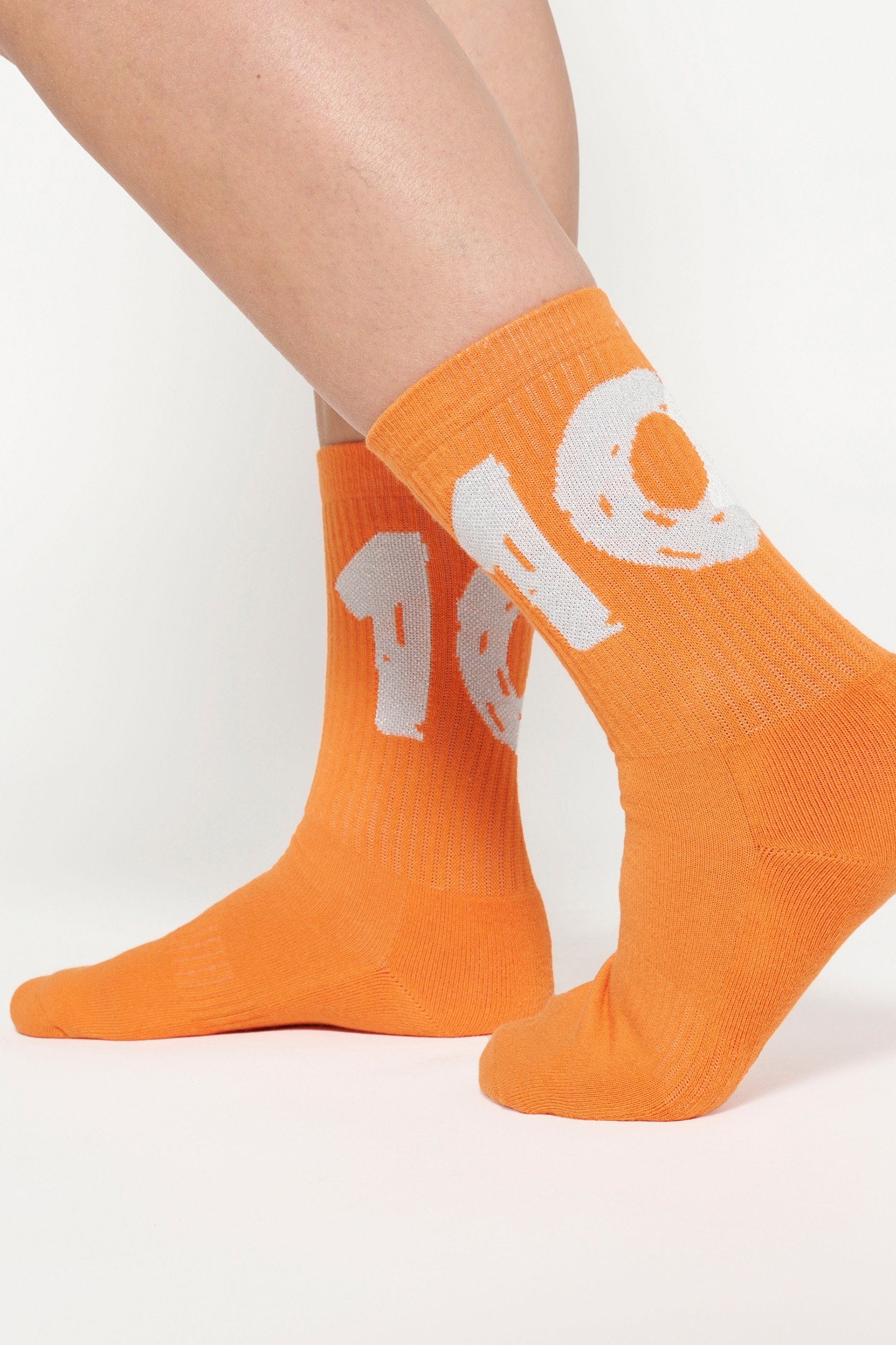 SOCKS LONG 10 ORANGE MELON 2