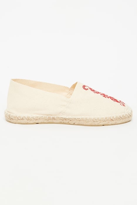 AURIANE ESPADRILLES ECRU RED 1