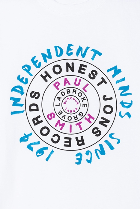 MENS REG FIT T SHIRT HONEST JOHNS WHITE 5