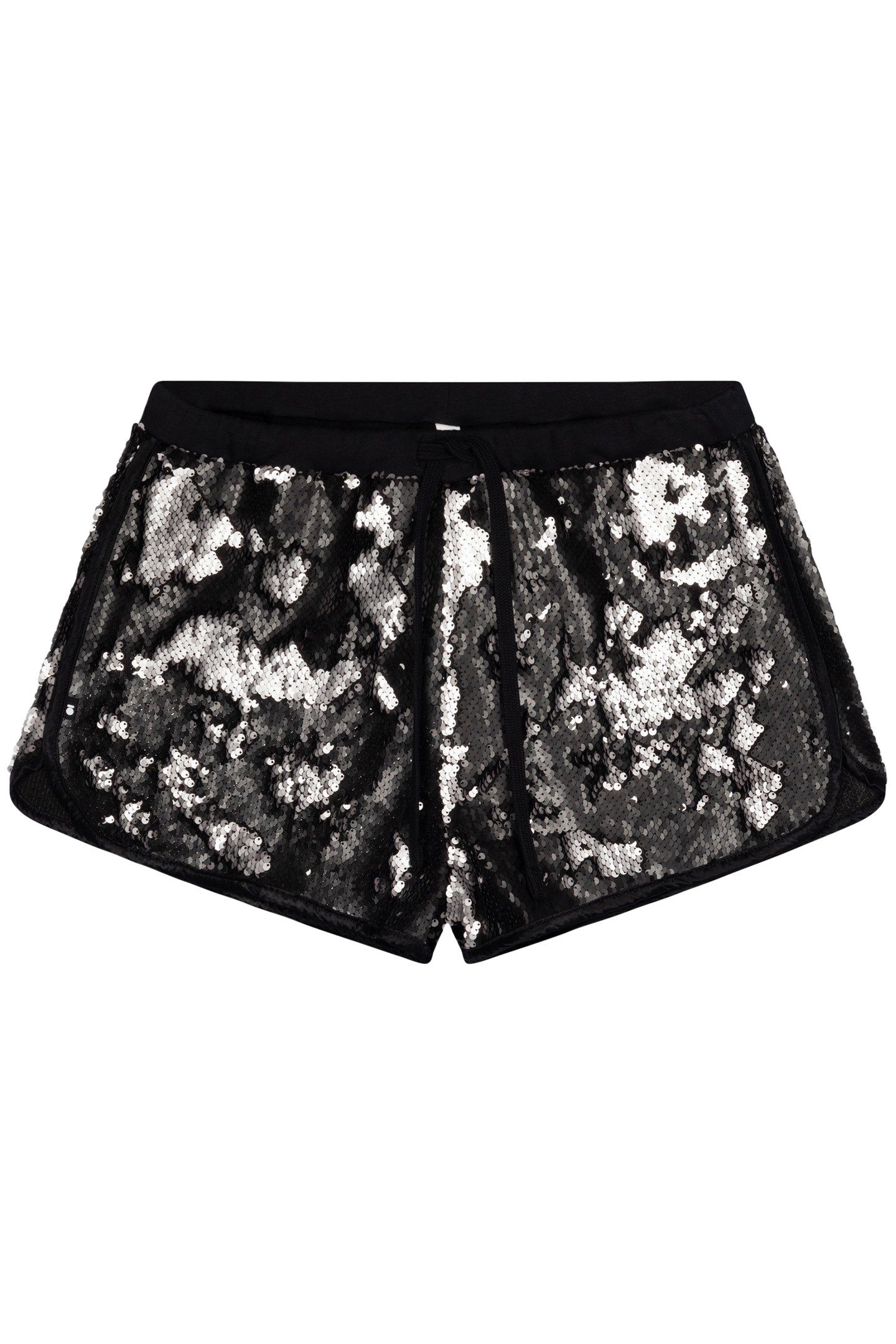 SEQUIN SHORTS BLACK 4