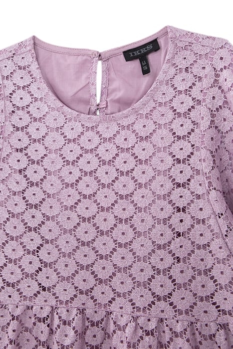 GIRL'S LILAC LACE SHORT DRESS 3