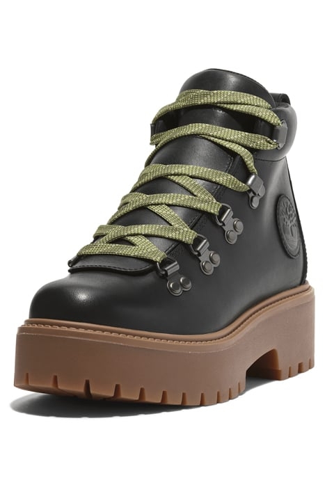 STONE STREET MID LACE UP BOOT BLACK FULL GRAIN 7