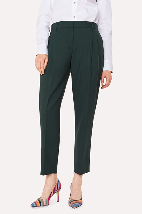 WOMENS TROUSERS EMERALD GREEN 1