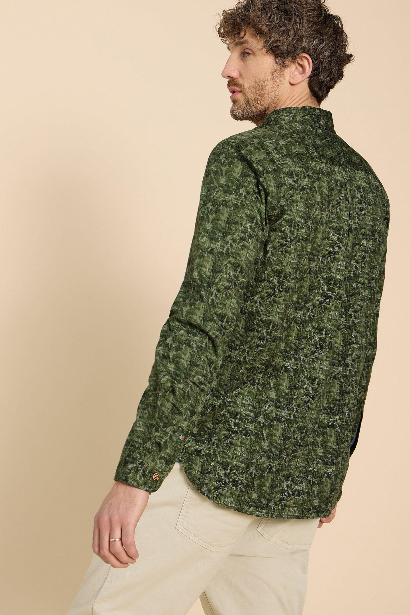 SEAWEED PRINTED SHIRT GREEN PRINT 2