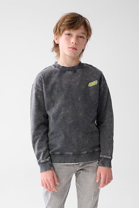 BAM-SBACID WASHED SWEAT GREY 1