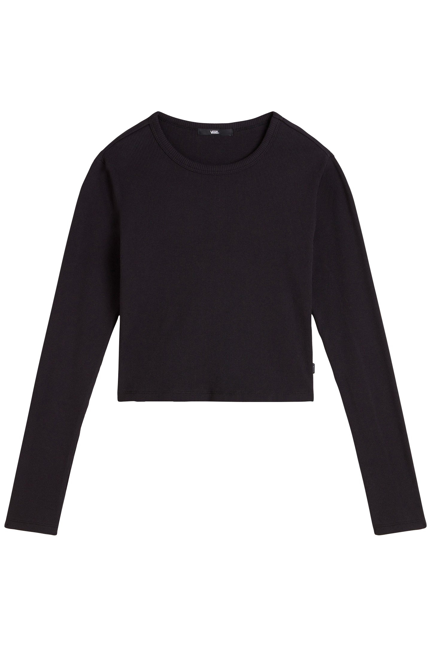 DREW RIB LS TOP BLACK 1