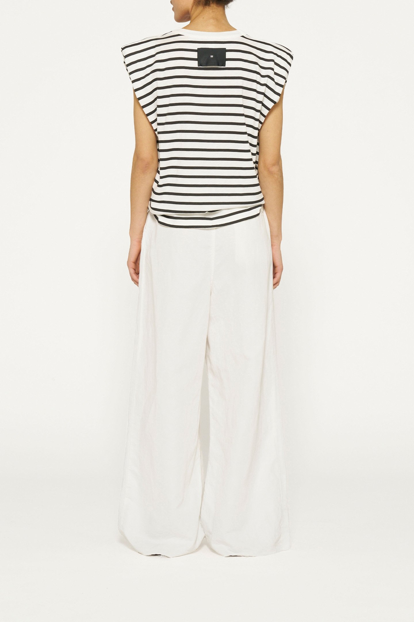 PADDED PROUD TEE STRIPES ECRU/BLACK 3