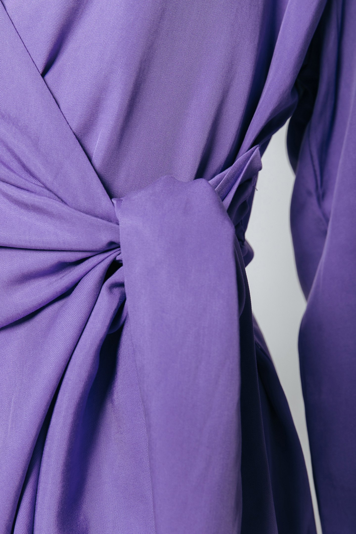 HETTE UNI WRAP MINI DRESS MEDIUM PURPLE 4