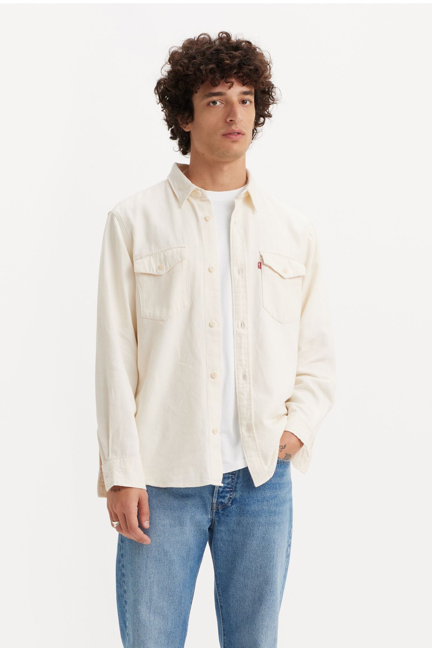 RELAXED FIT WESTERN FRESH ECRU 1