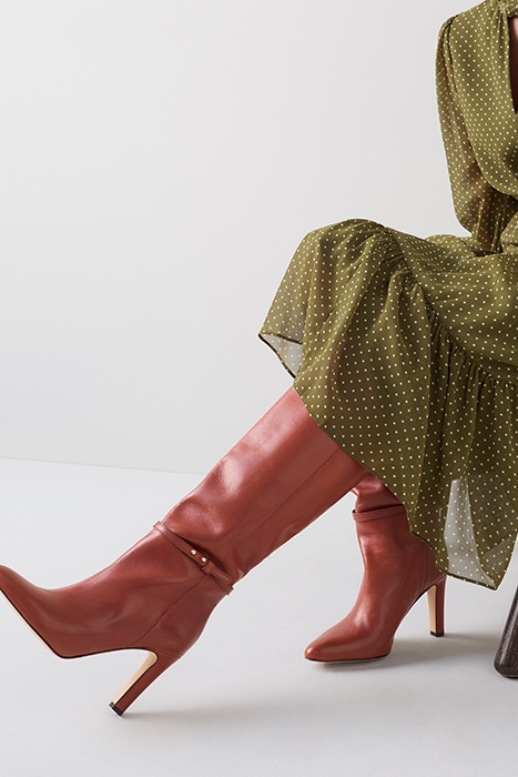 CATERINA STILETTO BOOTS LIGHT BROWN 4