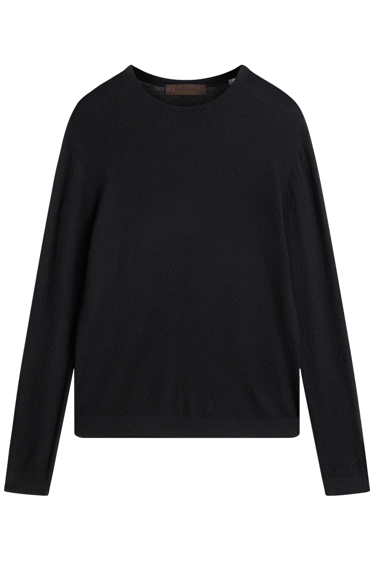 ALESSIO REGULAR FIT CREWNECK BLACK 2