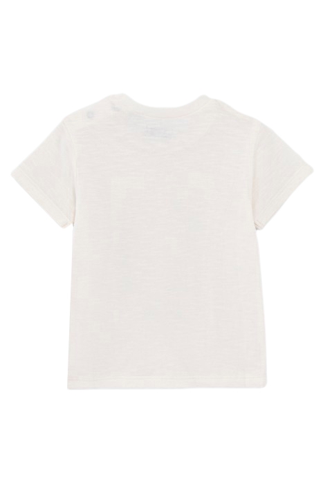 BABY BOYS’ ECRU ORGANIC COTTON T-SHIRT WITH BANANAS IMAGE 2