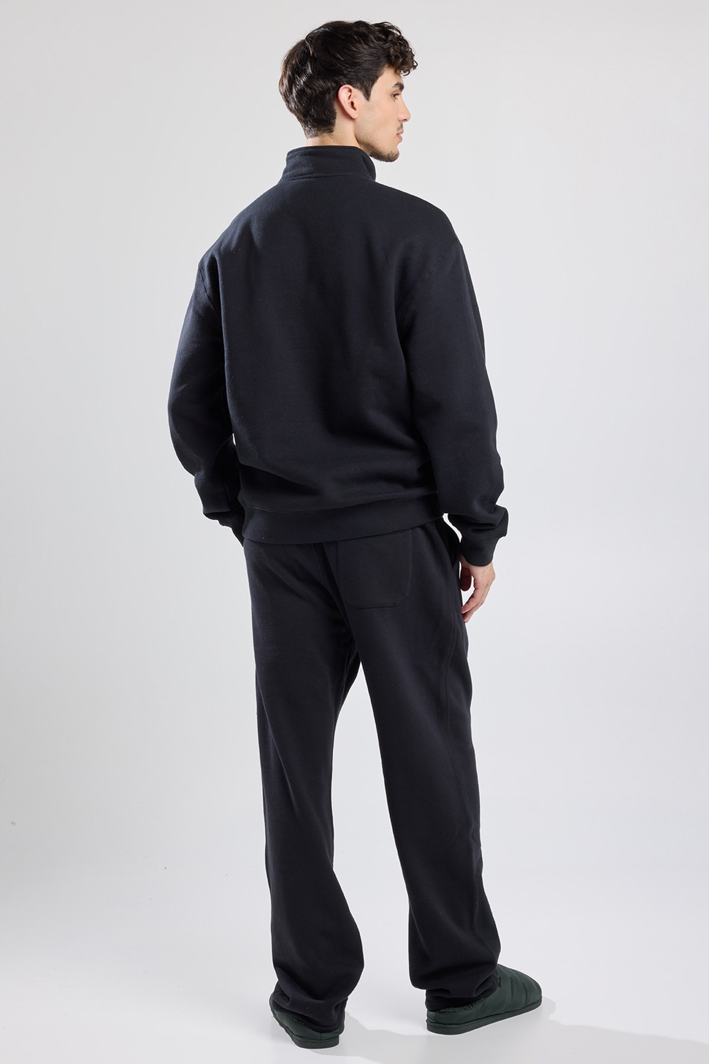 SETH HALF ZIP BLACK 2
