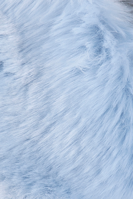 FUR TIPPET BLUE 2