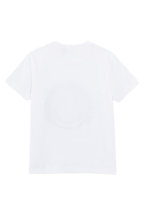 BOYS’ WHITE COTTON T-SHIRT WITH SMILEYWORLD PRINT & EMBROIDE 2