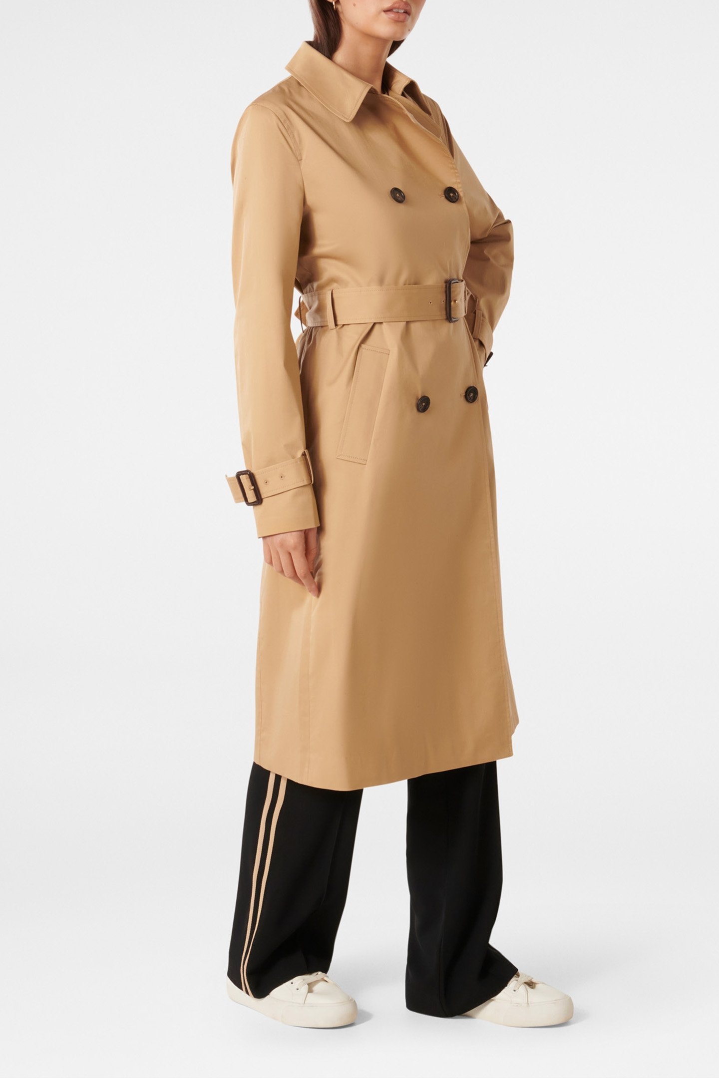 JACINTA CLASSIC TRENCH COAT CAMEL 5