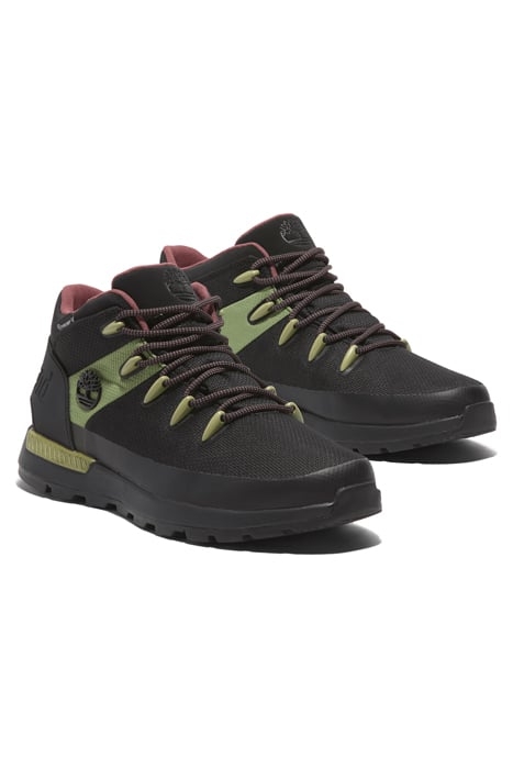 SPRINT TREKKER MID LACE UP WATERPROOF SNEAKER BLACK MESH W M 2