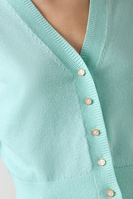 COCO METALLIC CARDIGAN PALE MINT 6