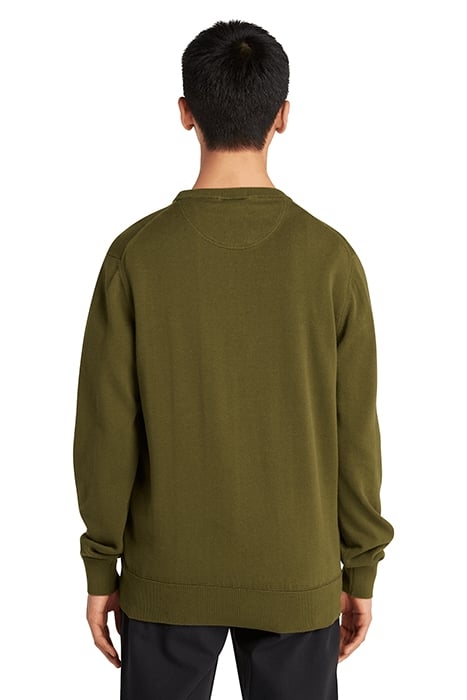 WILLIAMS RIVER COTTON YD SWEATER DARK OLIVE 2
