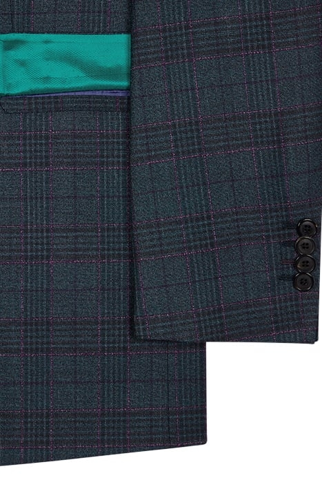 GENTS SLIM FIT 2 BTN JACKET GREYISH BLUE 4