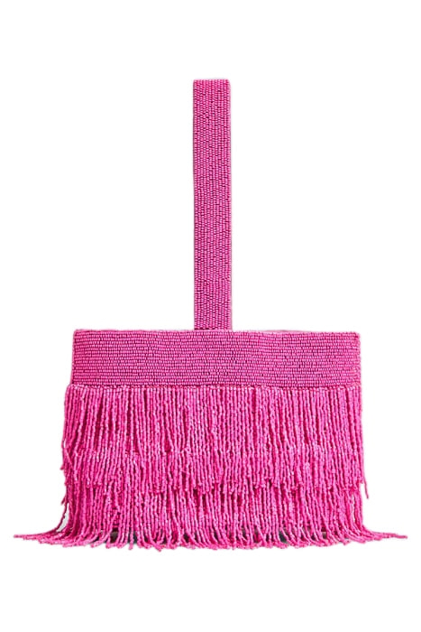ESTELLE BEADED HANDBAG MAGENTA 1