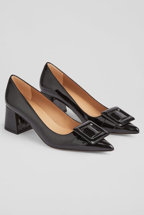 CC TIA LEATHER BUCKLE BLACK 2