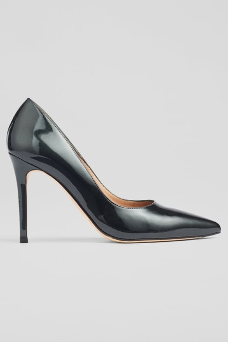FERN SIGNATURE COURT HEEL PEWTER 1