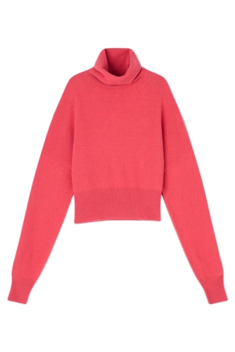 ISLA COCOON KNITTED SWEATER LIPSTICK PINK 4