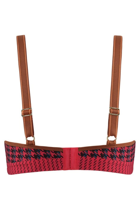 ARASAID RED PIED DE POULE 4