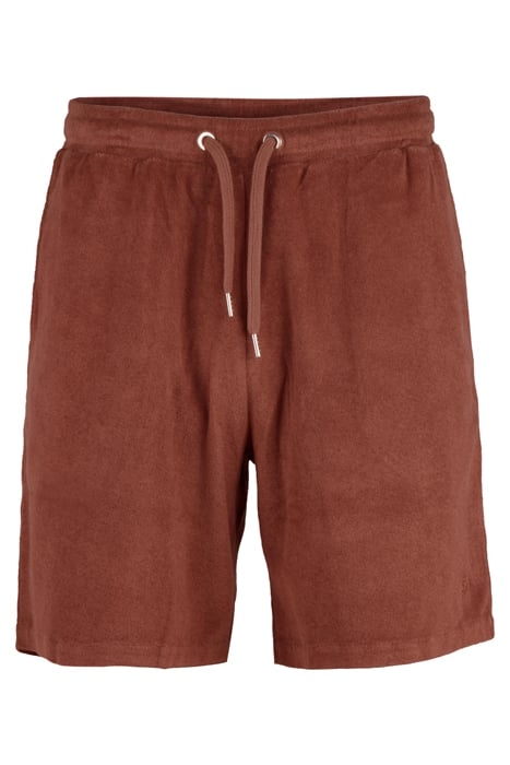 TOWELLING SHORTS BROWN 1
