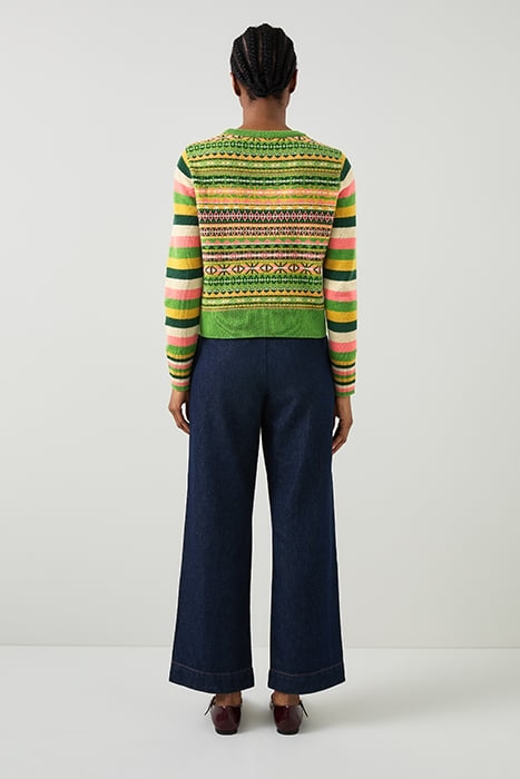 JOSEPHINE SWEATER KNITTED SWEATER GREEN 2