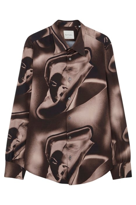 GENTS S/C SLIM SHIRT PRINTED 4