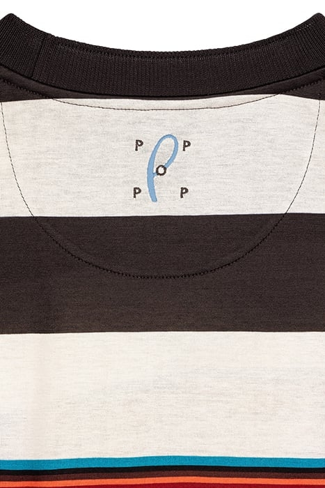 MENS POP LS STRIPE TSHIRT OFF WHITE 3