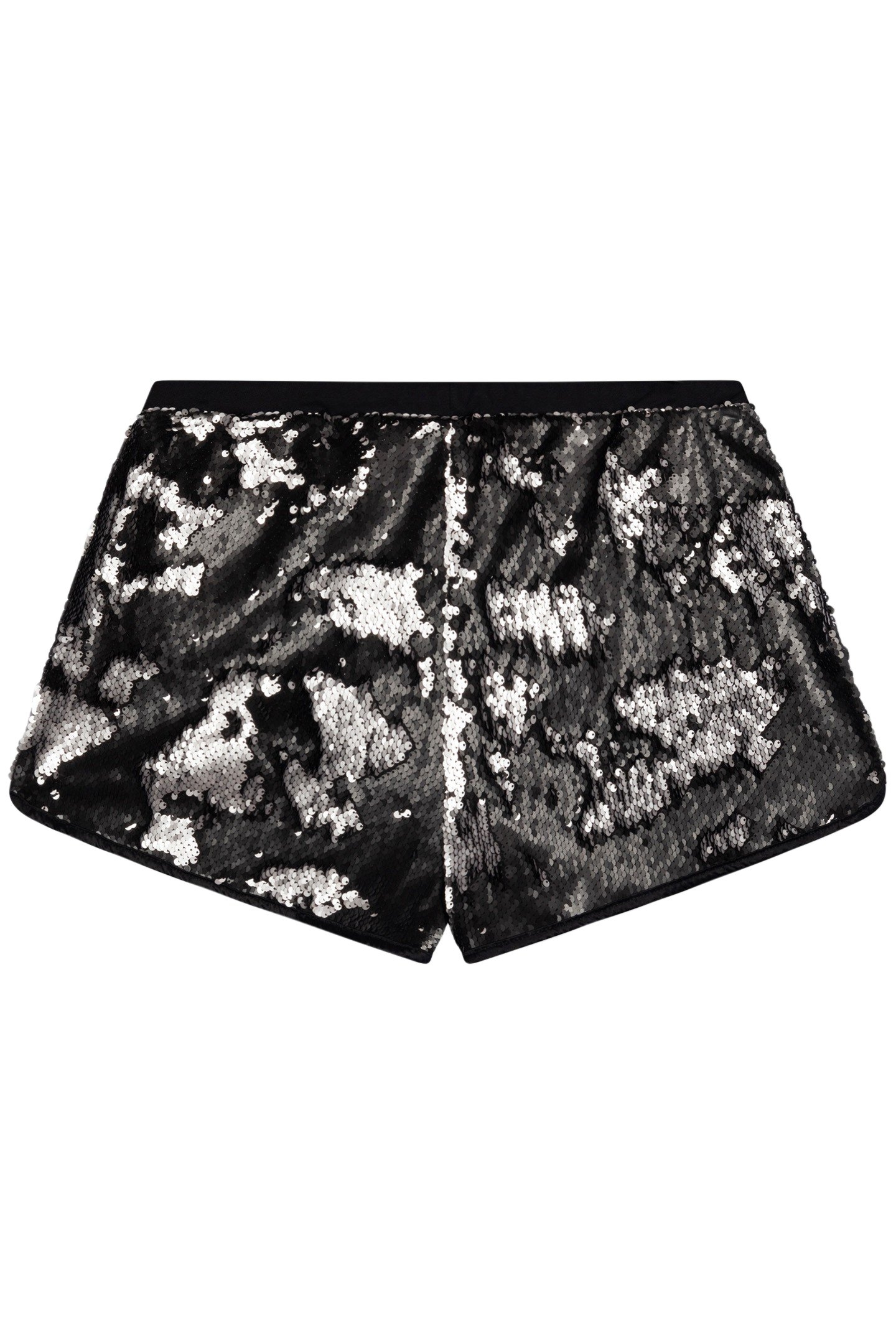 SEQUIN SHORTS BLACK 5