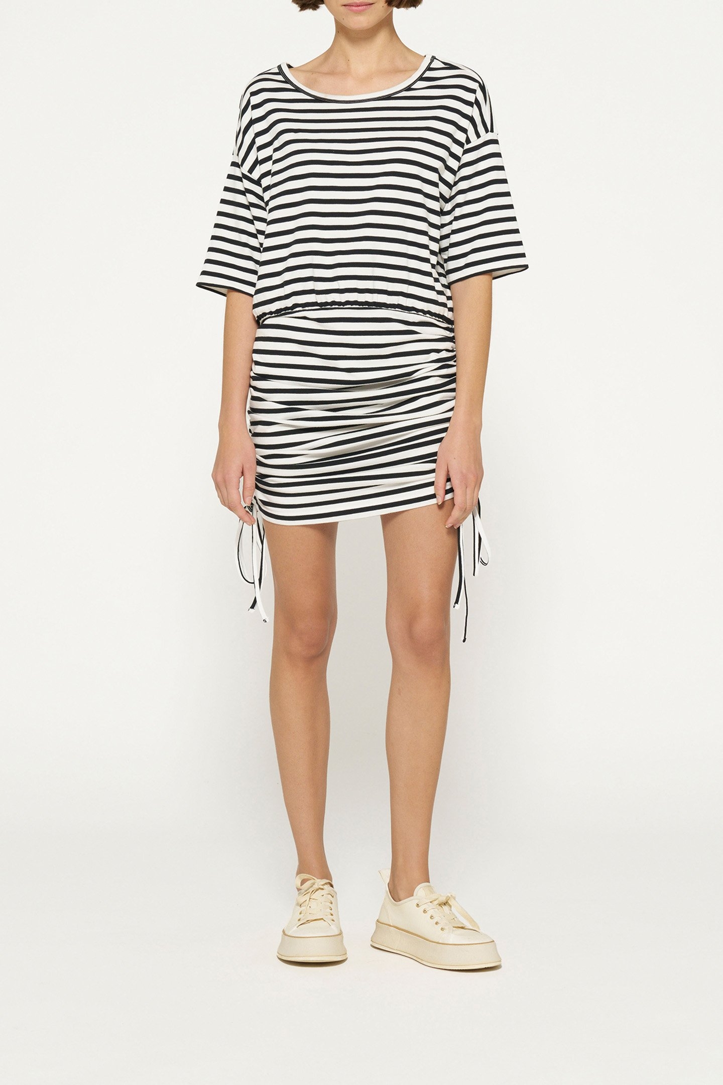 PROUD DRESS STRIPES ECRU/BLACK 5