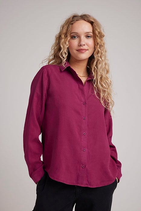 BUTTON DOWN SHIRT DARK MAGENTA 1