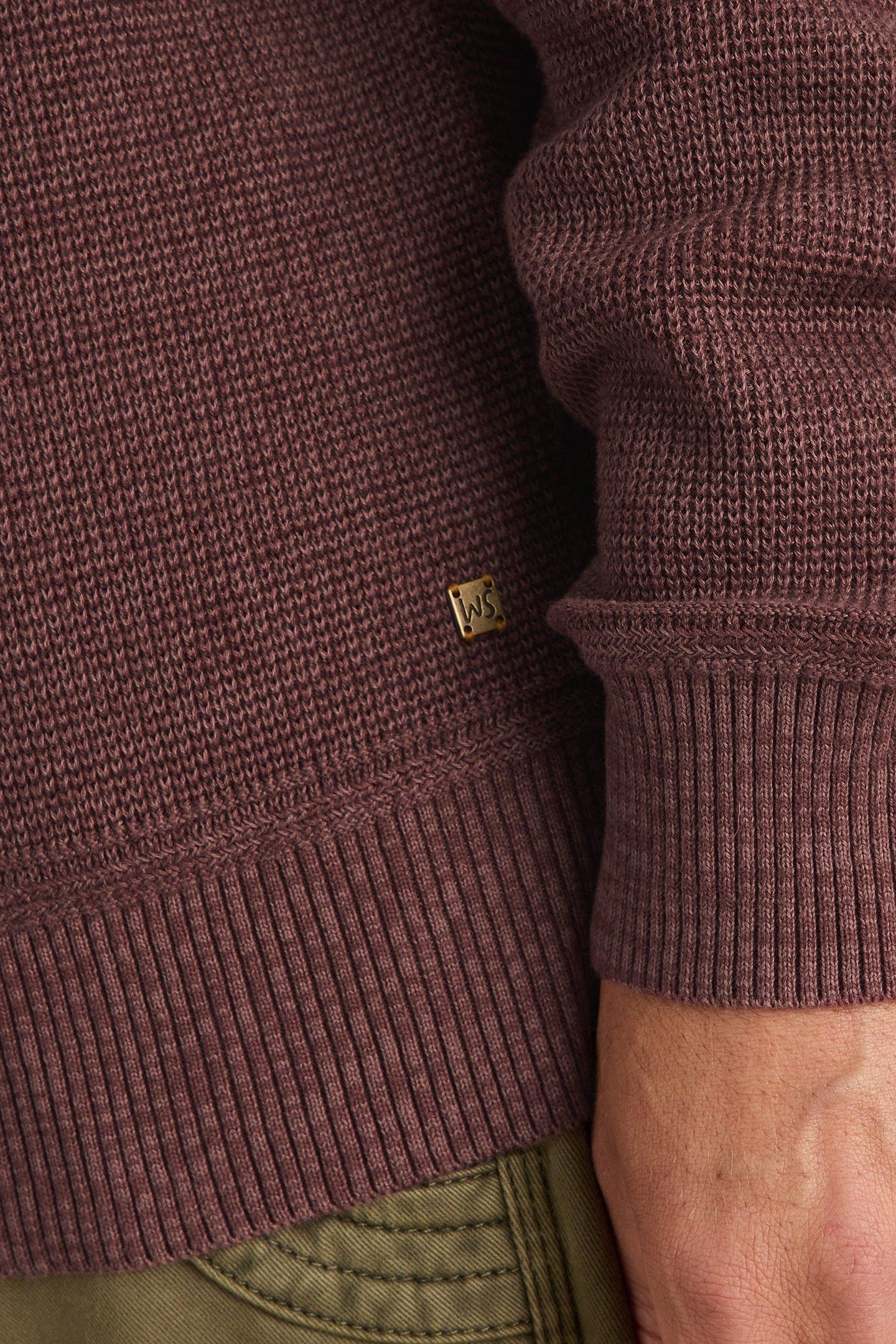 ATTADALE CREW NECK JUMPER DARK PINK 4