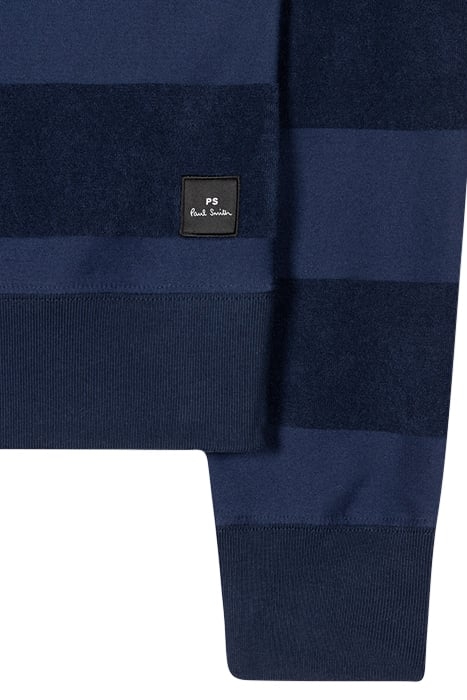 MENS REG FIT HALF ZIP TOP NAVY 3