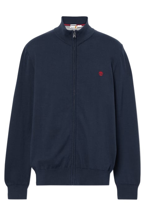 WILLIAMS RIVER COTTON YD FULL ZIP SWEATER DARK SAPPHIRE 4