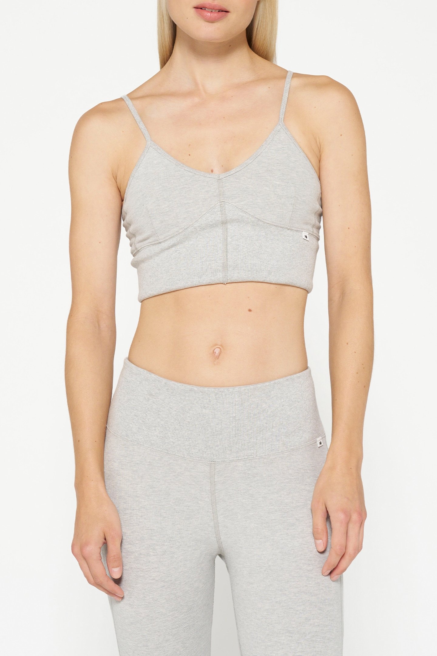 SOFT STRETCH LEGGINGS LIGHT GREY MELEE 5