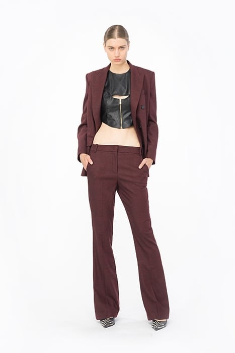 POKEMON TROUSERS BURGUNDY/BLACK 1