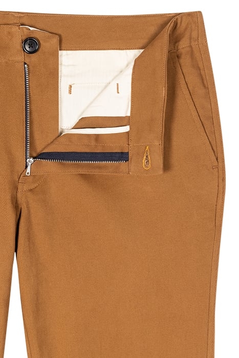MENS TAPERED FIT TROUSER CHOCOLATE 2