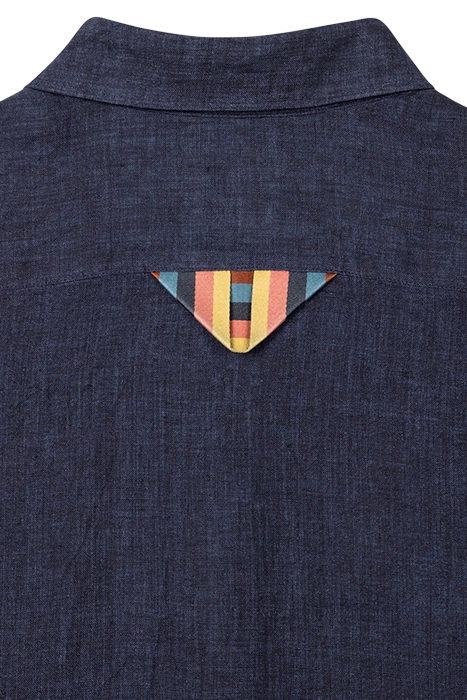 MENS S/C REGULAR FIT SHIRT INKY BLUE 2