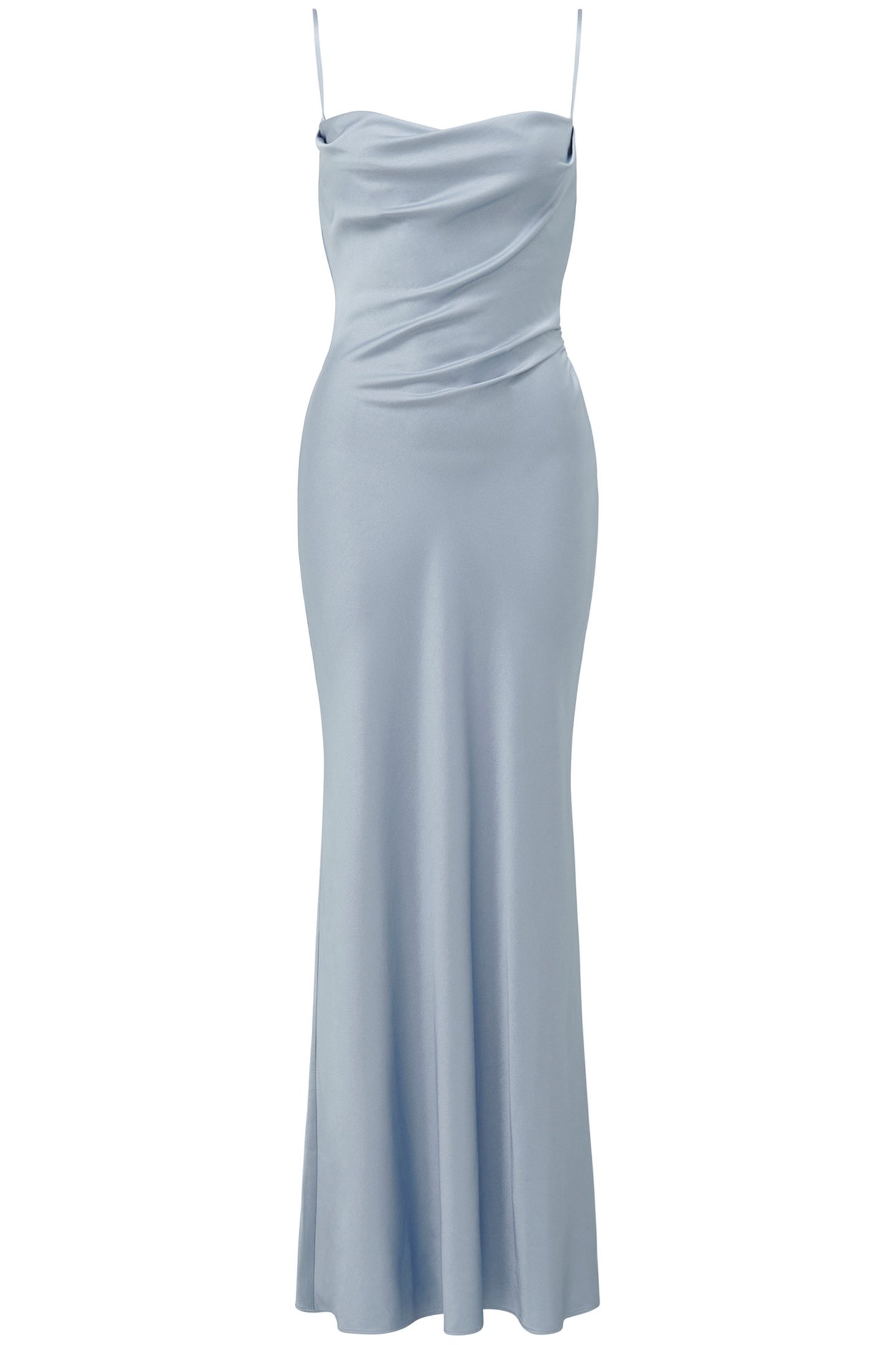 MIA SATIN MAXI DRESS ICE BLUE 3